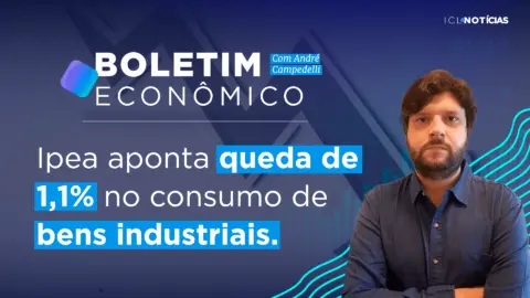 Ipea aponta queda de 1,1% na procura por bens industriais no mês de junho | 24/08/22