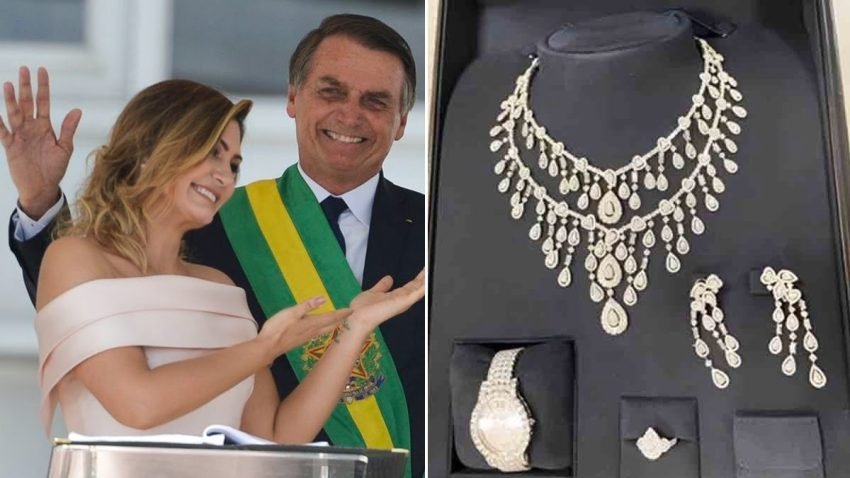 Governo Bolsonaro fez inúmeras tentativas para tentar reaver joias para Michelle. Caso incluiu até nomeação de ex-chefe da Receita para cargo em Paris