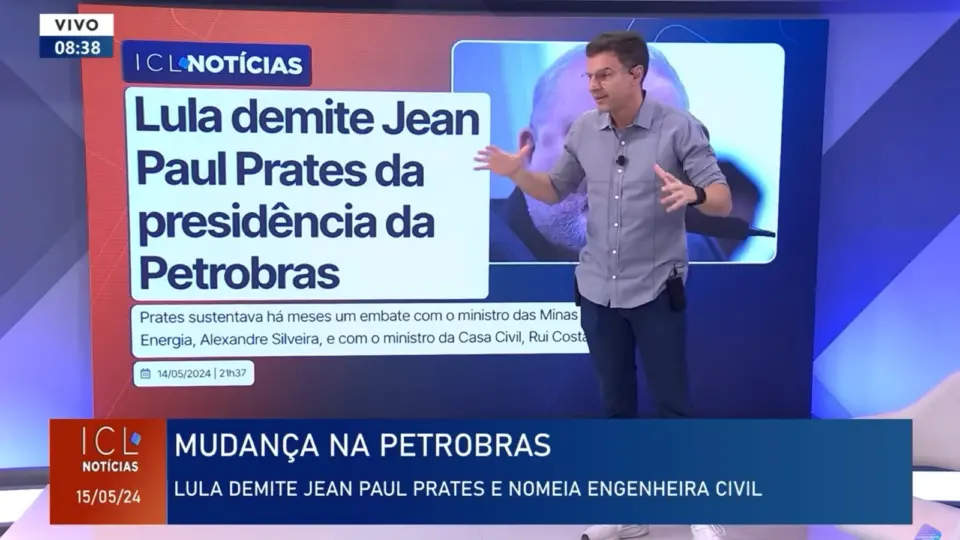 Eduardo Moreira: ‘Demissão de Prates da Petrobras é mais uma vitória do Centrão e da Faria Lima’. Estatal perdeu R$ 34 bilhões em valor de mercado