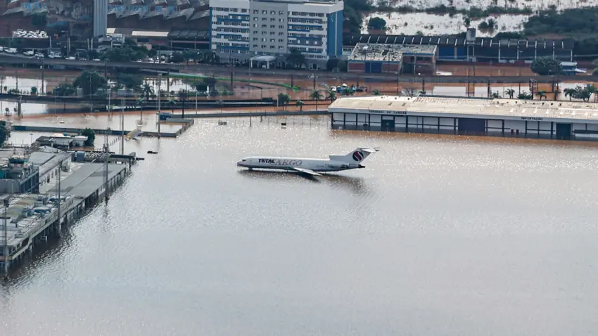 Empresa alemã Fraport se exime de responsabilidade por drenar água de aeroporto de Porto Alegre
