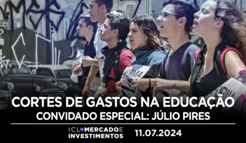 Professor Júlio Pires debate o histórico de gastos da educação